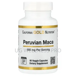 California Gold Nutrition, Peruvian Maca, 500 Mg 90 Veg Caps