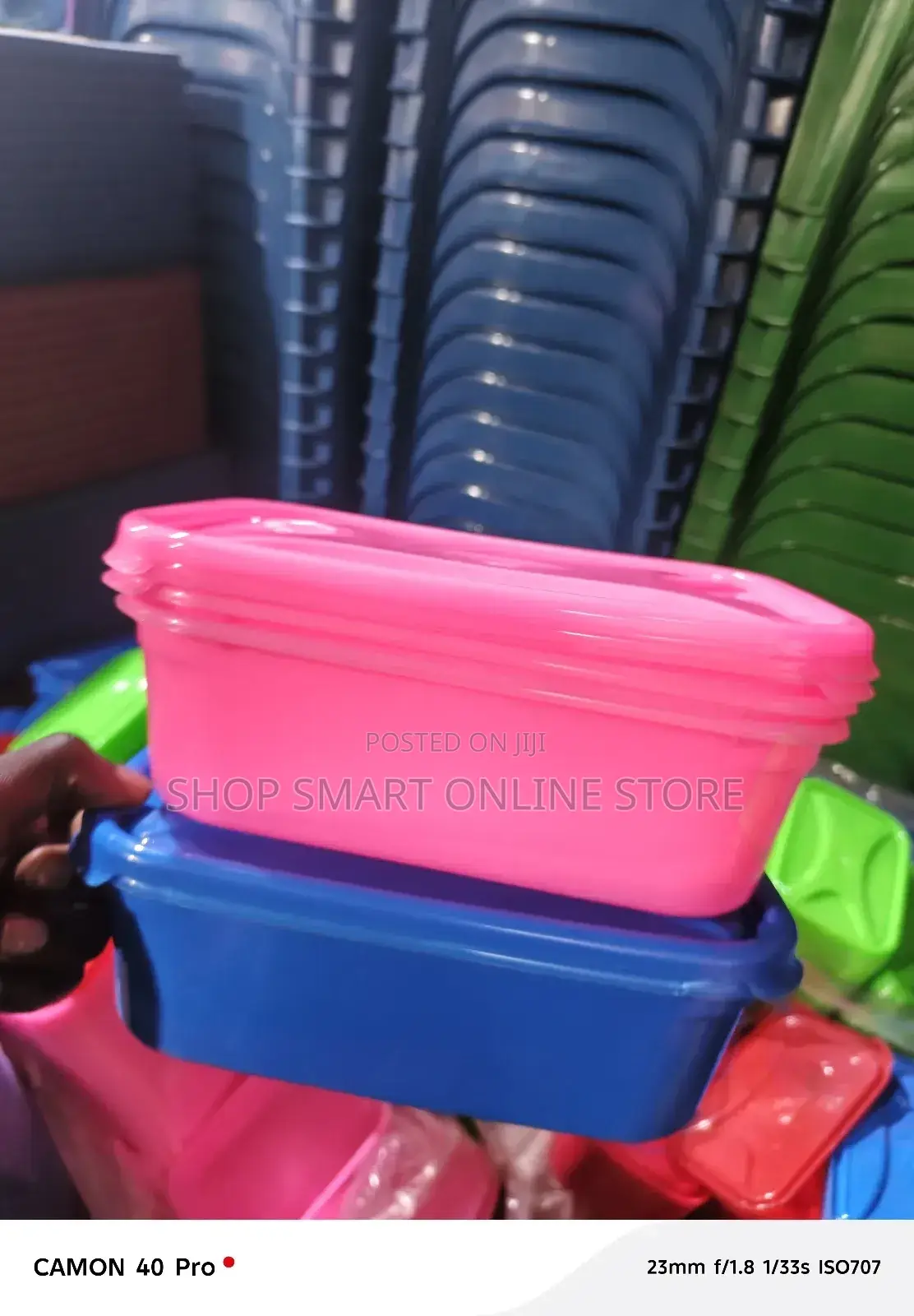 Plastic Square Tiffin Containers 1pc
