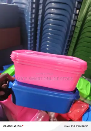 Plastic Square Tiffin Containers 1pc