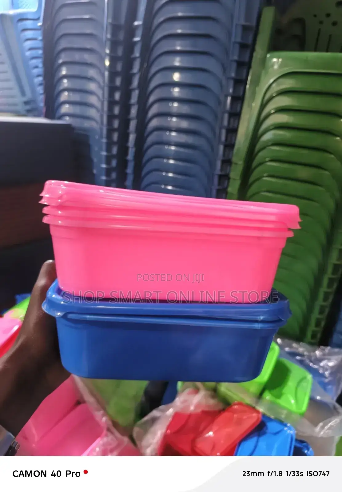 Plastic Square Tiffin Containers 1pc