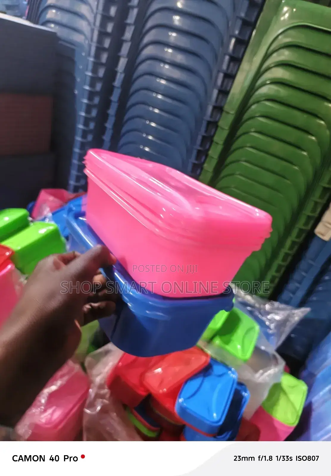 Plastic Square Tiffin Containers 1pc