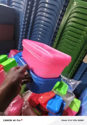 Plastic Square Tiffin Containers 1pc