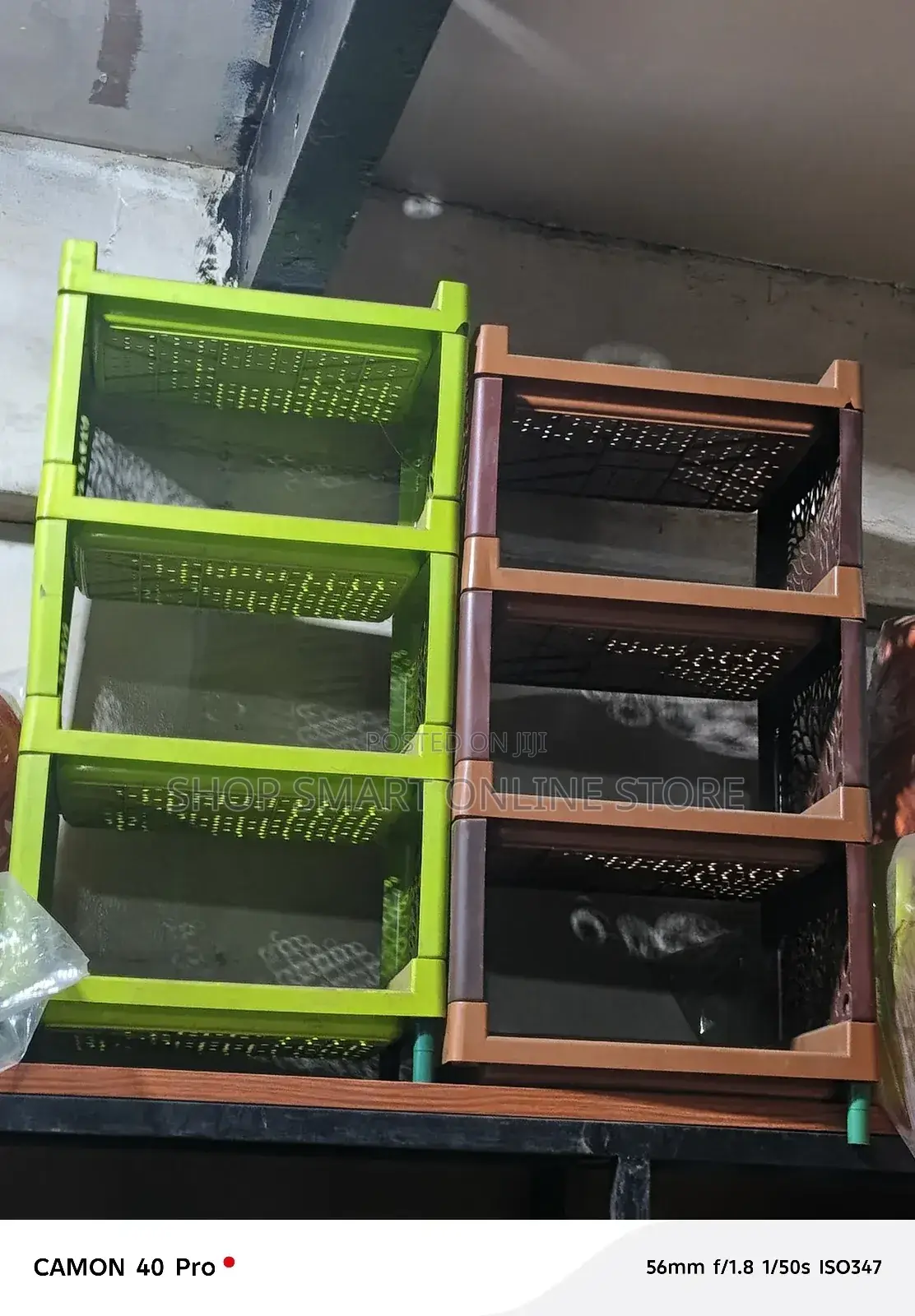 Kitchen Storage Rack Trolley 4 Layers