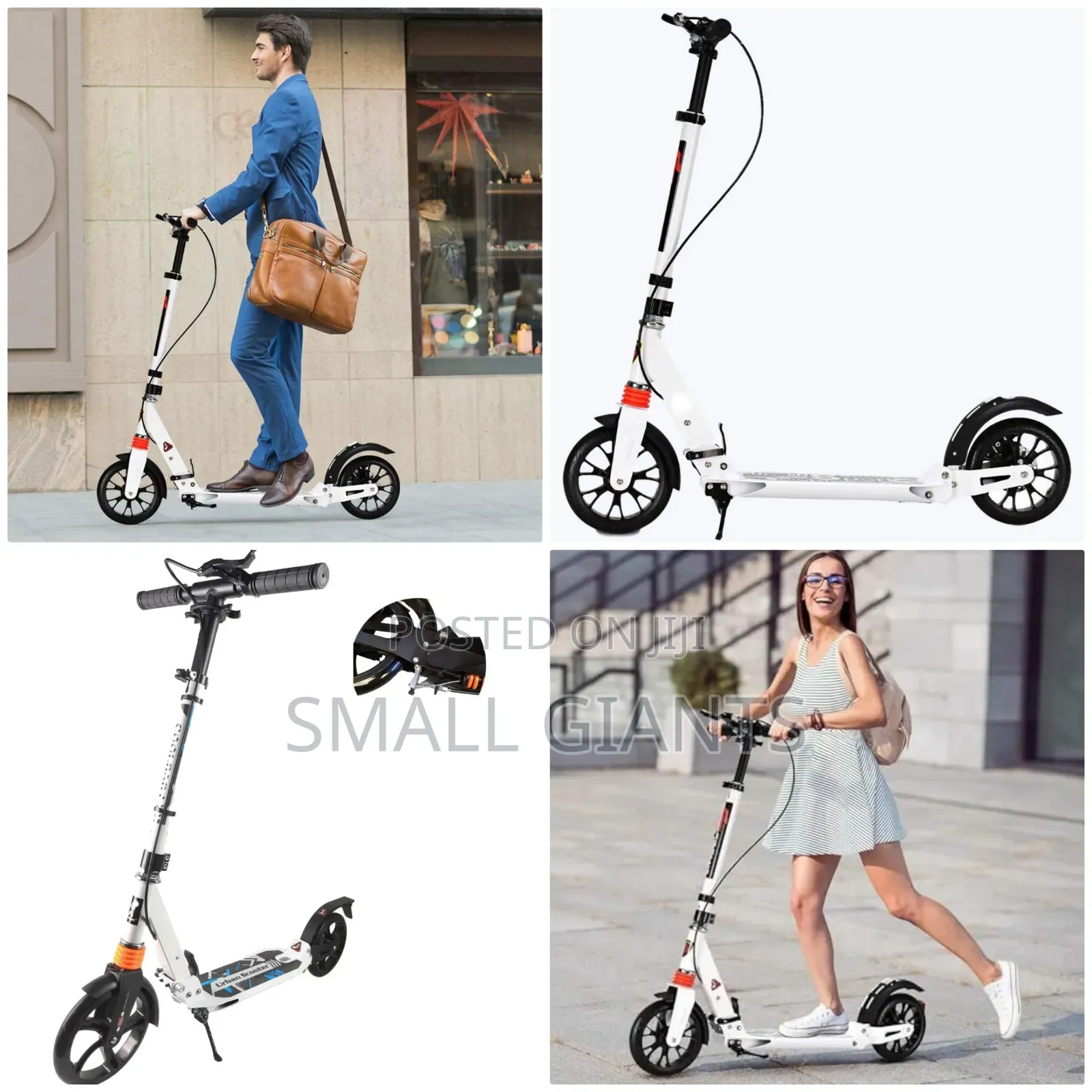 Adult Scooter With Dual Suspension