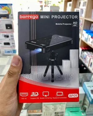 Borrego Bp09 Portable Mini Smart Projector With 4k Ultra Hd