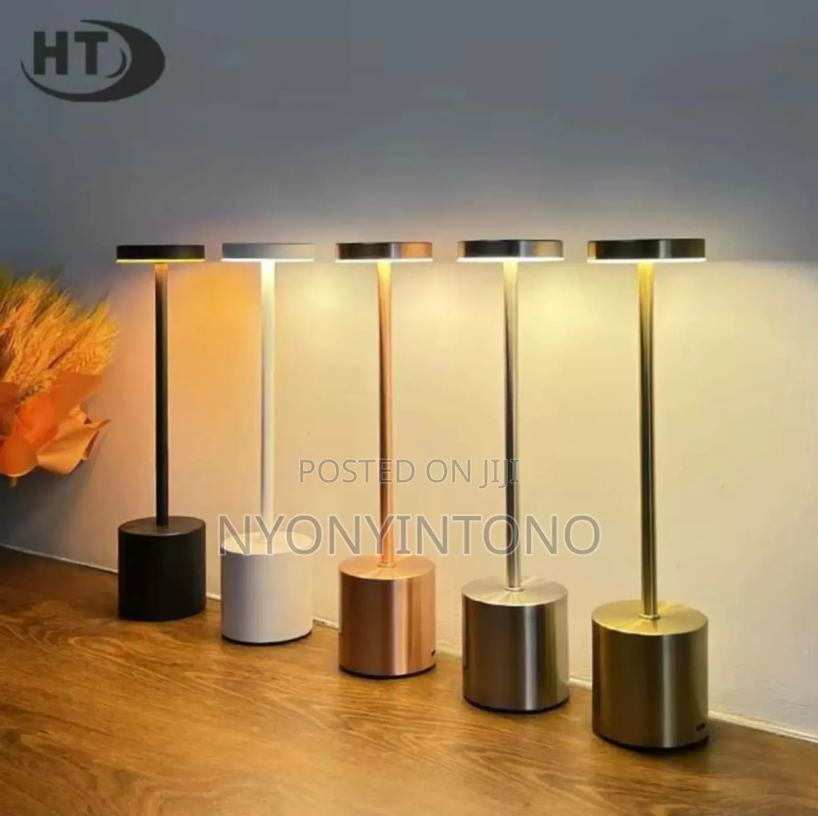 Rechargeable Ambient Bedside Lamp With Touch Control Pannel