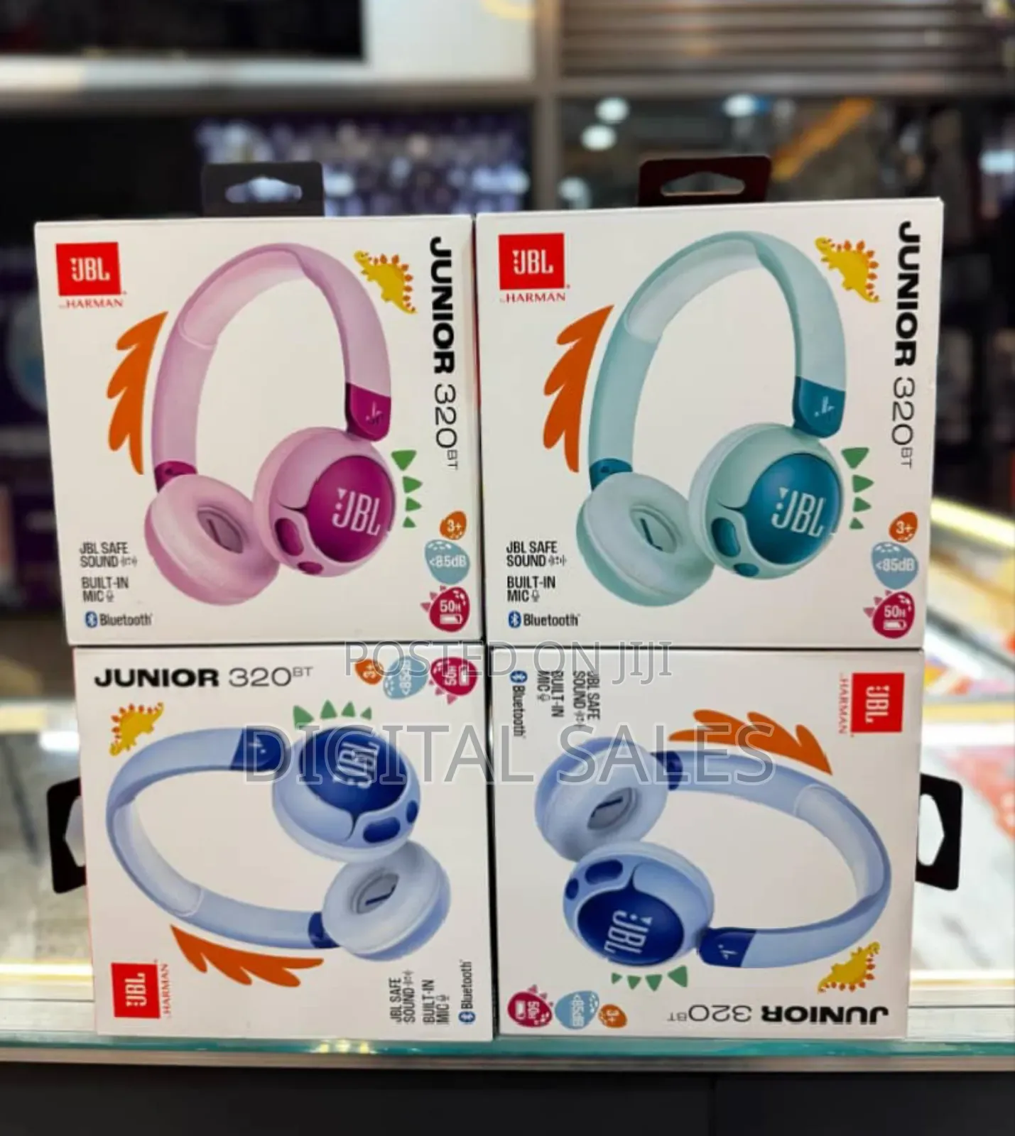JBL Jr 320bt Wireless on-Ear Headset
