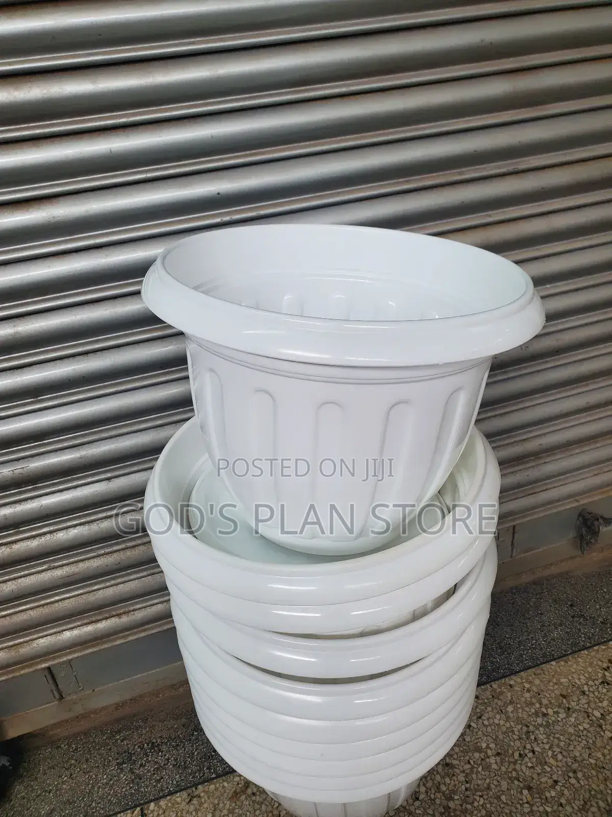 Plastic Flower Pots Flower Pots White