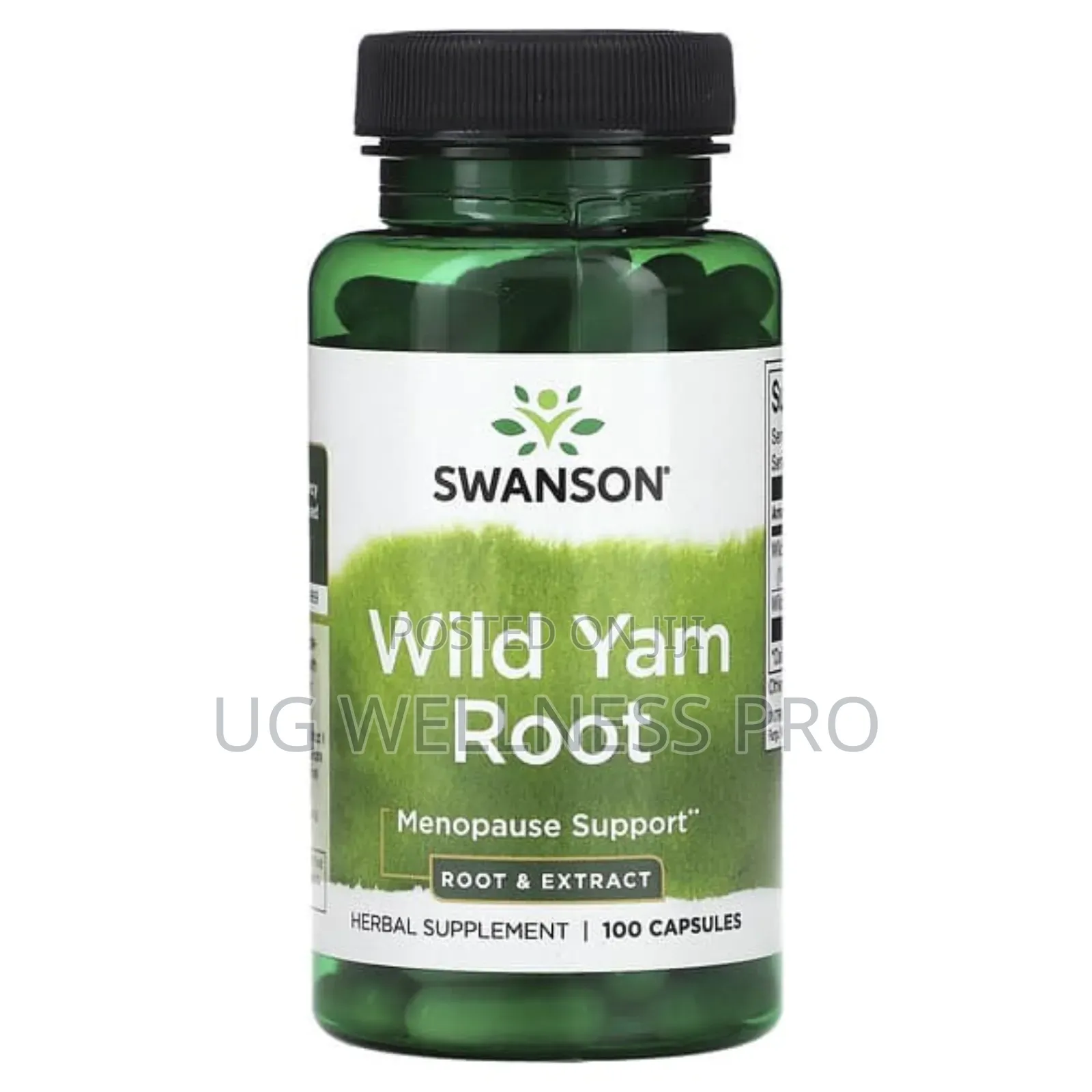 Swanson, Wild Yam Root, 100 Capsules