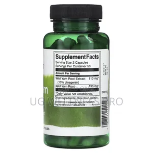 Swanson, Wild Yam Root, 100 Capsules