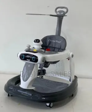 Adjustable /3-in-1 Activity Baby Push Walker, Grey