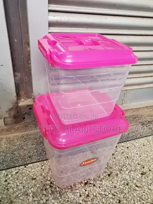Plastic Storage Containers Storage Containers Set 2pcs