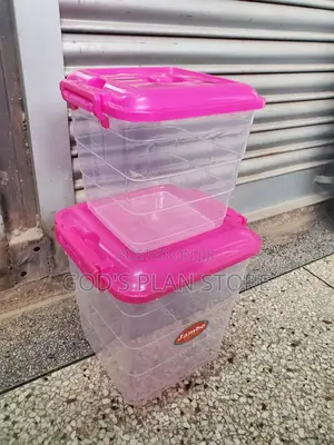 Plastic Storage Containers Storage Containers Set 2pcs