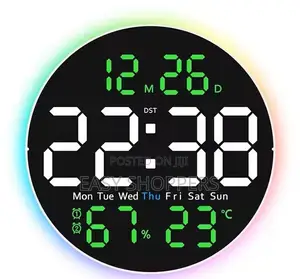 Electronic Wall Clock for Living Room Digital
