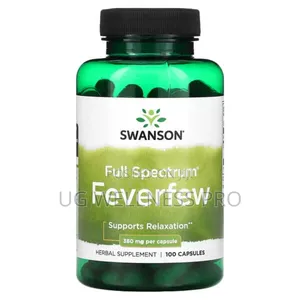 Swanson, Full Spectrum Feverfew, 380 Mg, 100 Capsules