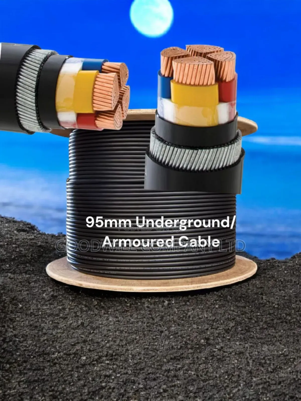 95mm 4core Armoured/Underground Cable for Electrical Wiring