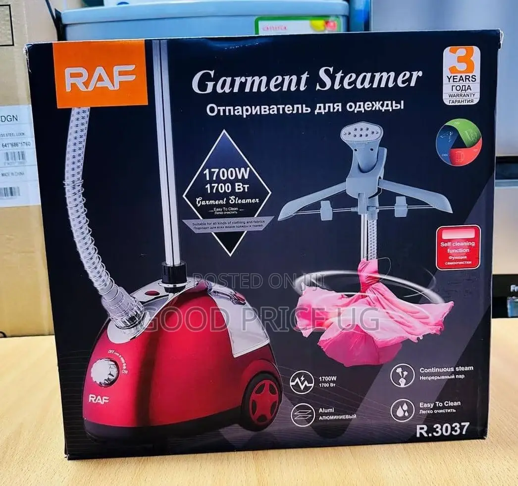 R Garment Steamer Red