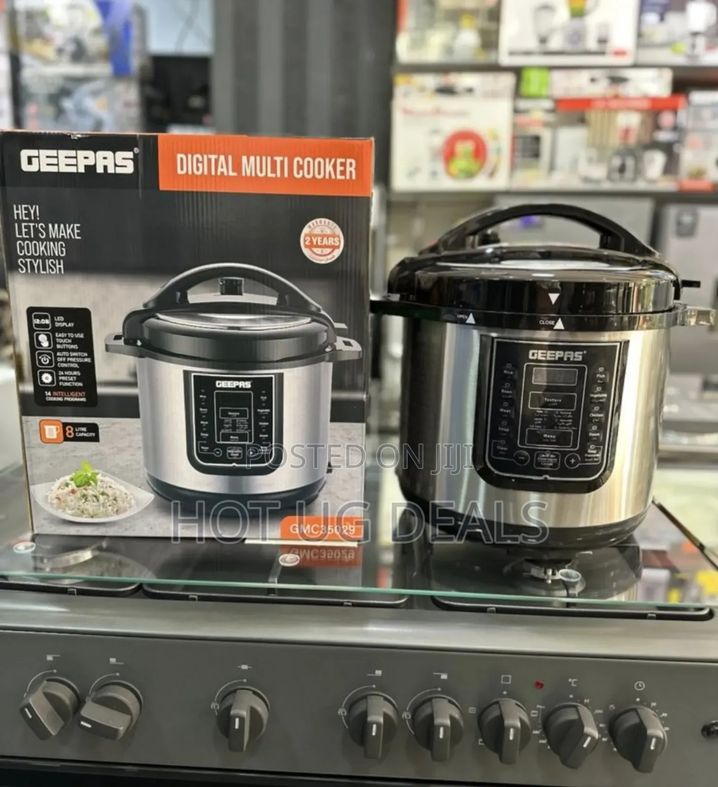14-in-1 8l Digital Multi-cooker And Pressure Cooker - Black