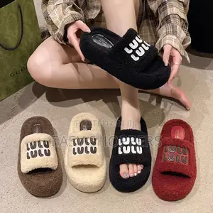 Versatile Warm Winter Slippers Women's Outdoor Cotton Sandal