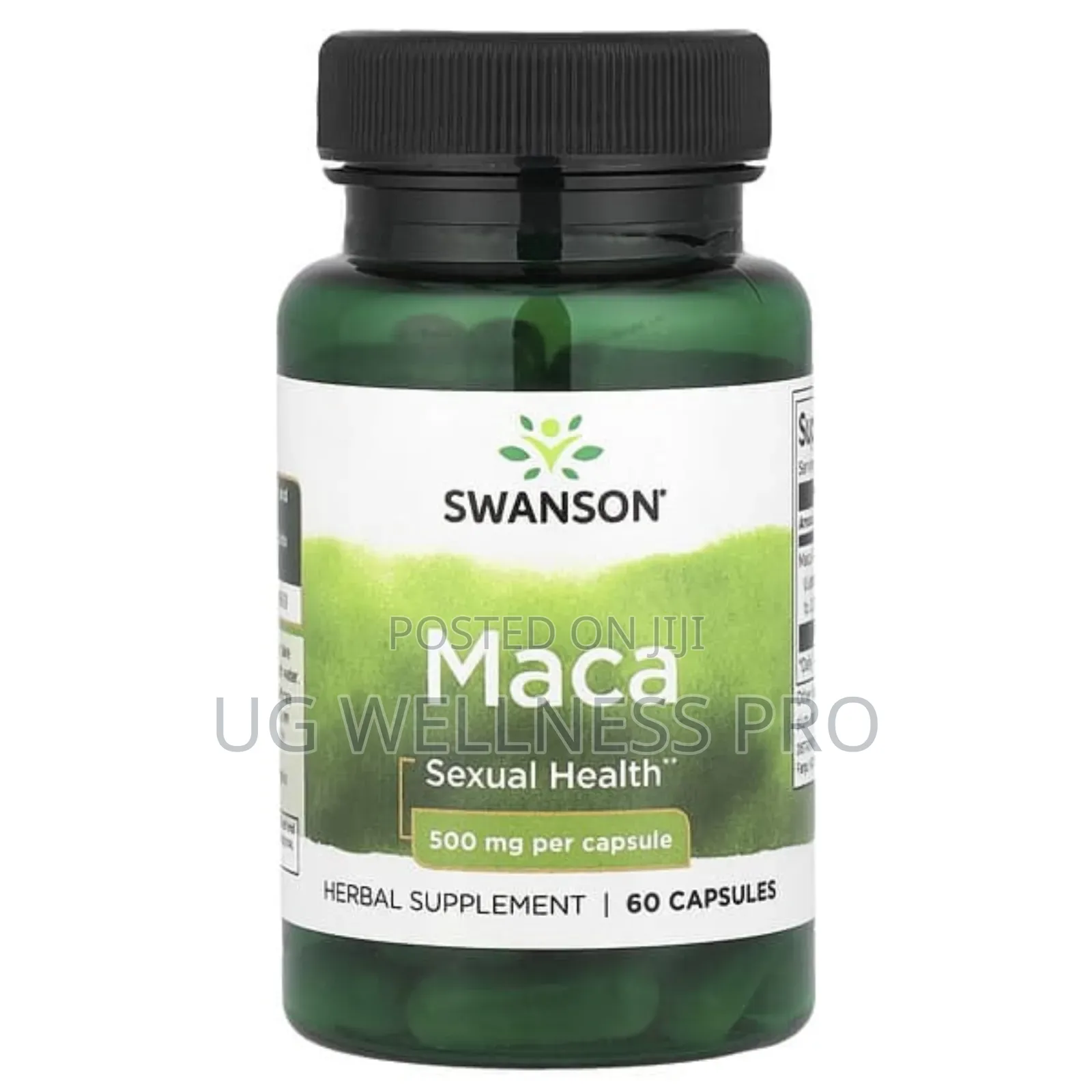 Swanson, Maca, 500 Mg, 60 Capsules