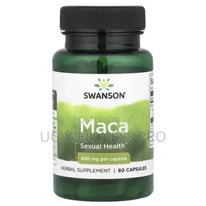 Swanson, Maca, 500 Mg, 60 Capsules