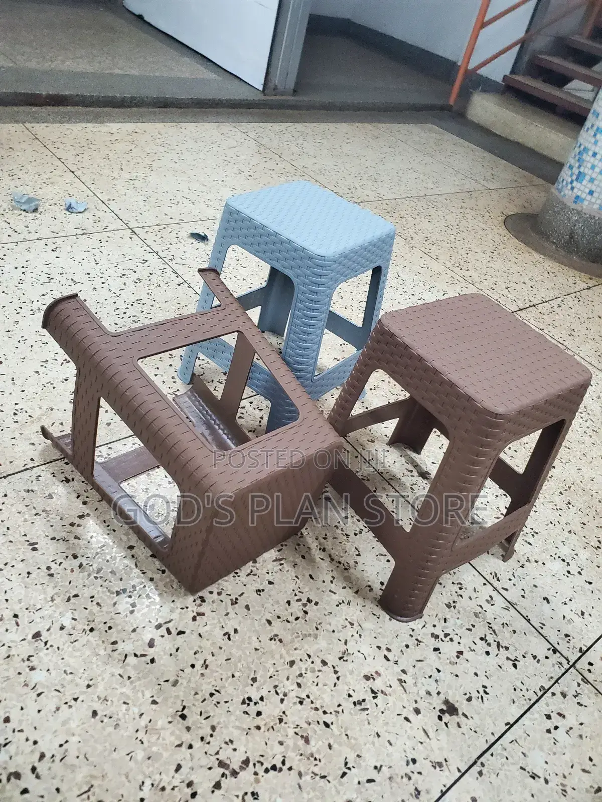 Bamboo Plastic Stools Bamboo Plastic Stools