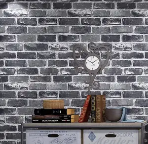 Grey Brick Wall Paper