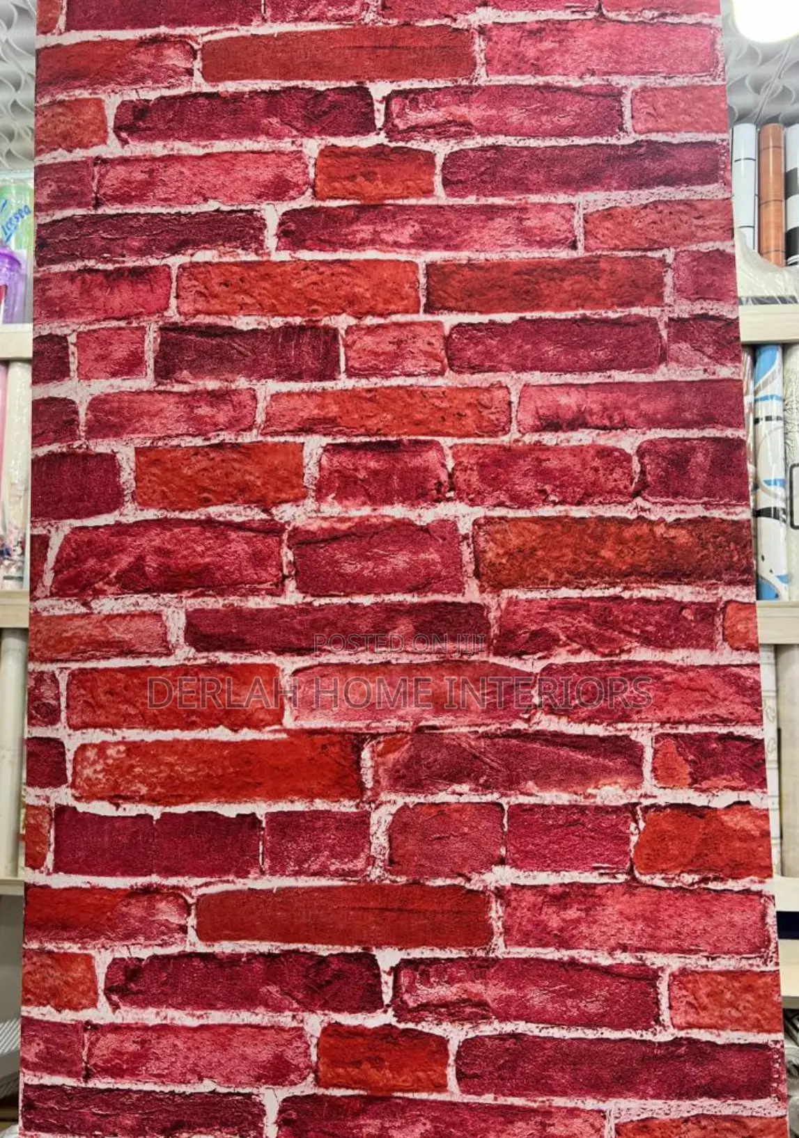 Grey Brick Wall Paper