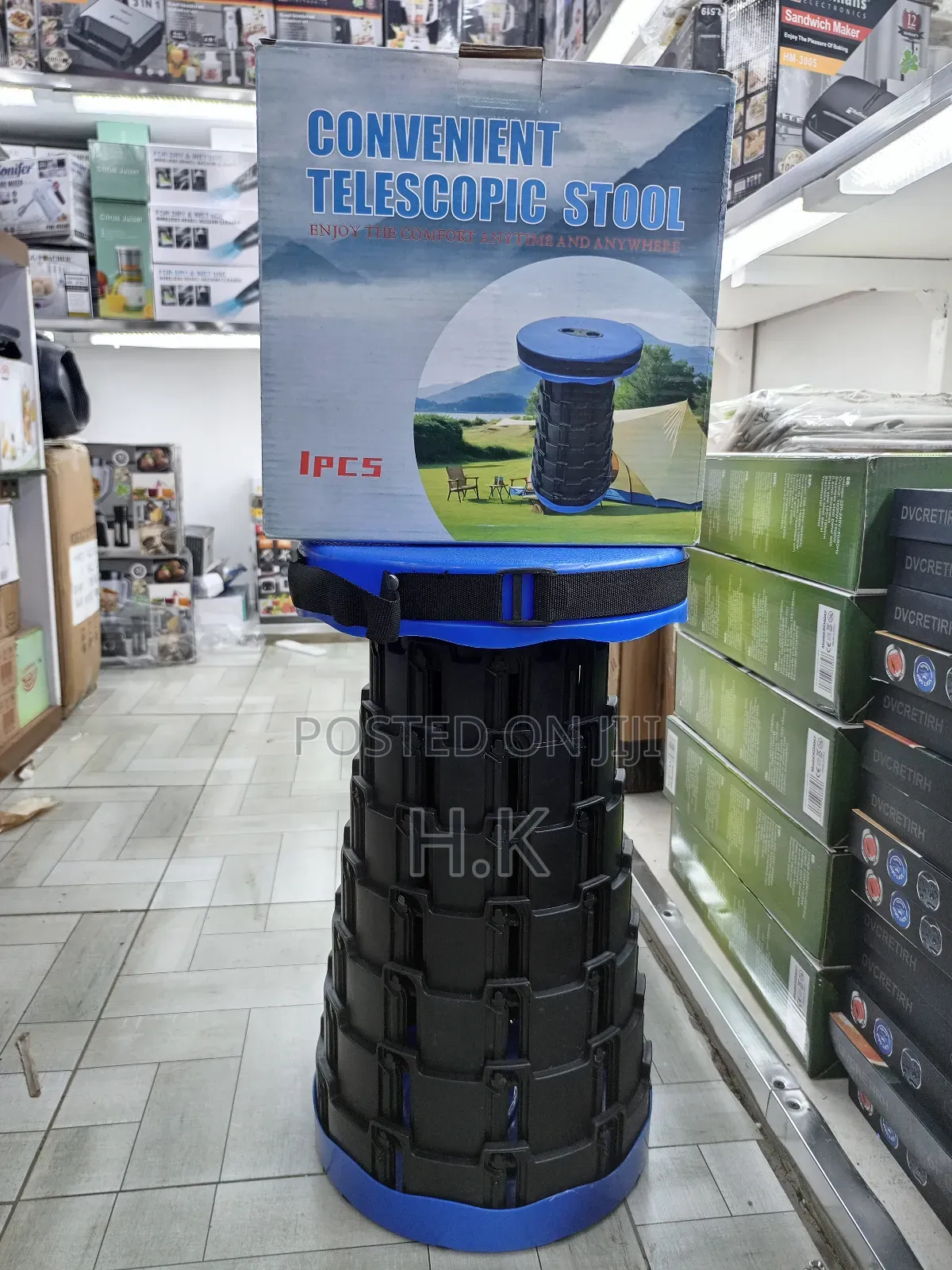 Portable Telescopic Stool.