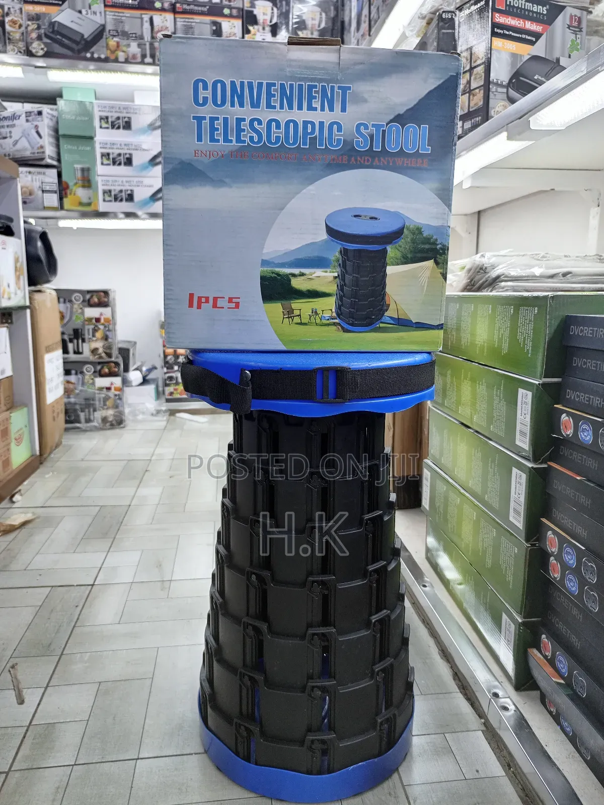 Portable Telescopic Stool.