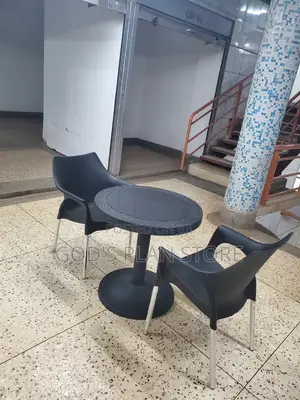 Dining Chairs and Dining Plastic Table (Set)