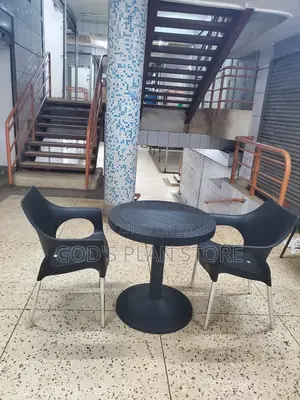 Dining Chairs and Dining Plastic Table (Set)