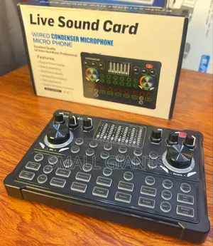 Live Sound Card Wired Condensed Microphone
