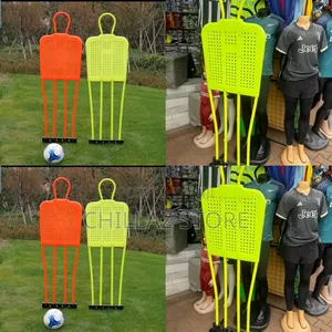Training Free Kick Dummies.