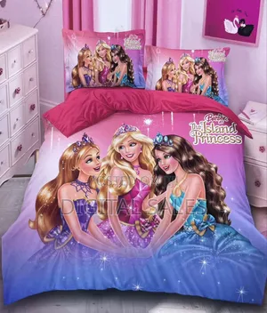 Kids Cartoon Character Duvet_barbie
