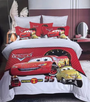 Kids Cartoon Character Duvet.Car Design