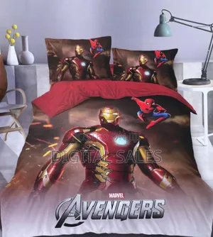 Kids Cartoon Character Duvet_avengers.