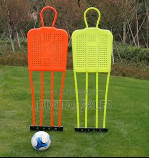 Training Free Kick Dummies.Different Colours