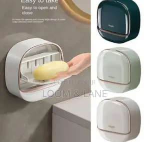 Wall Mounted Soap Dish Drain Large Grid Soap Holder