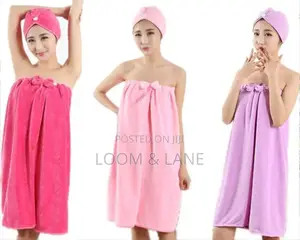 2pcs Women's Towel Bathrobes