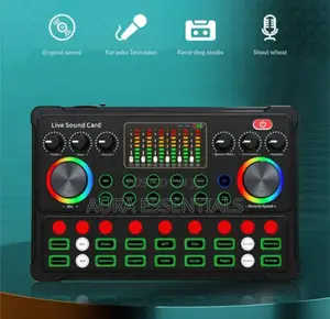 Sound Card RGB Led Wireless Bluetooth
