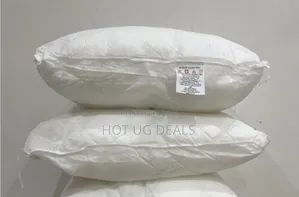 Big Fibre Pillows Pair (2pcs) -white