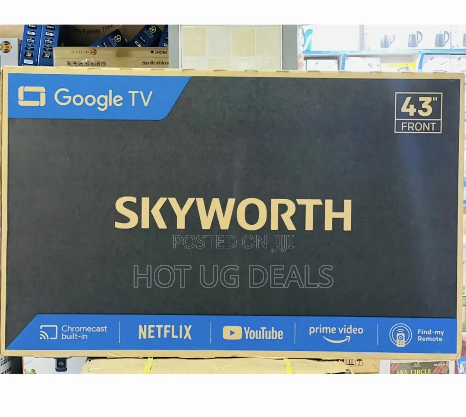 Skyworth 43 Inch Smart Google Tv Full Hd Free To Air Decoder