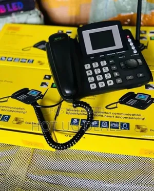 Sq Ls-980 Dual Sim Gsm Wireless Landline Desktop Phone
