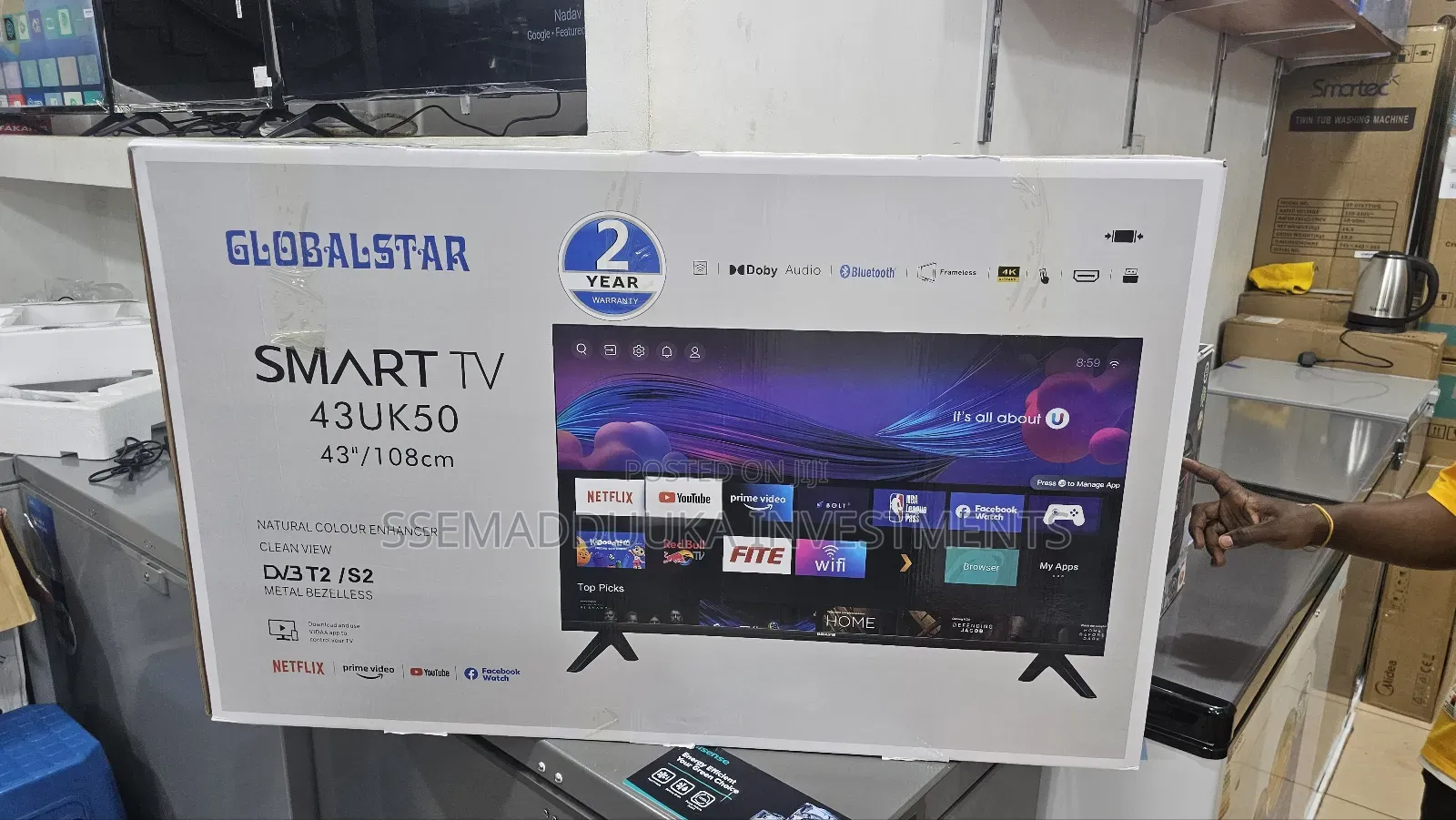 Globalstar 43inches Smart Tv