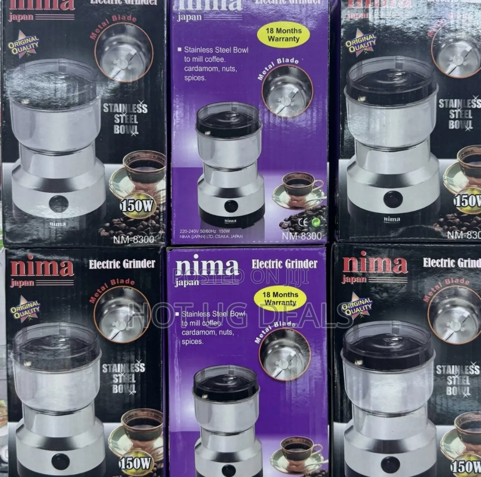 Nima Electric Portable Grinder - Silver