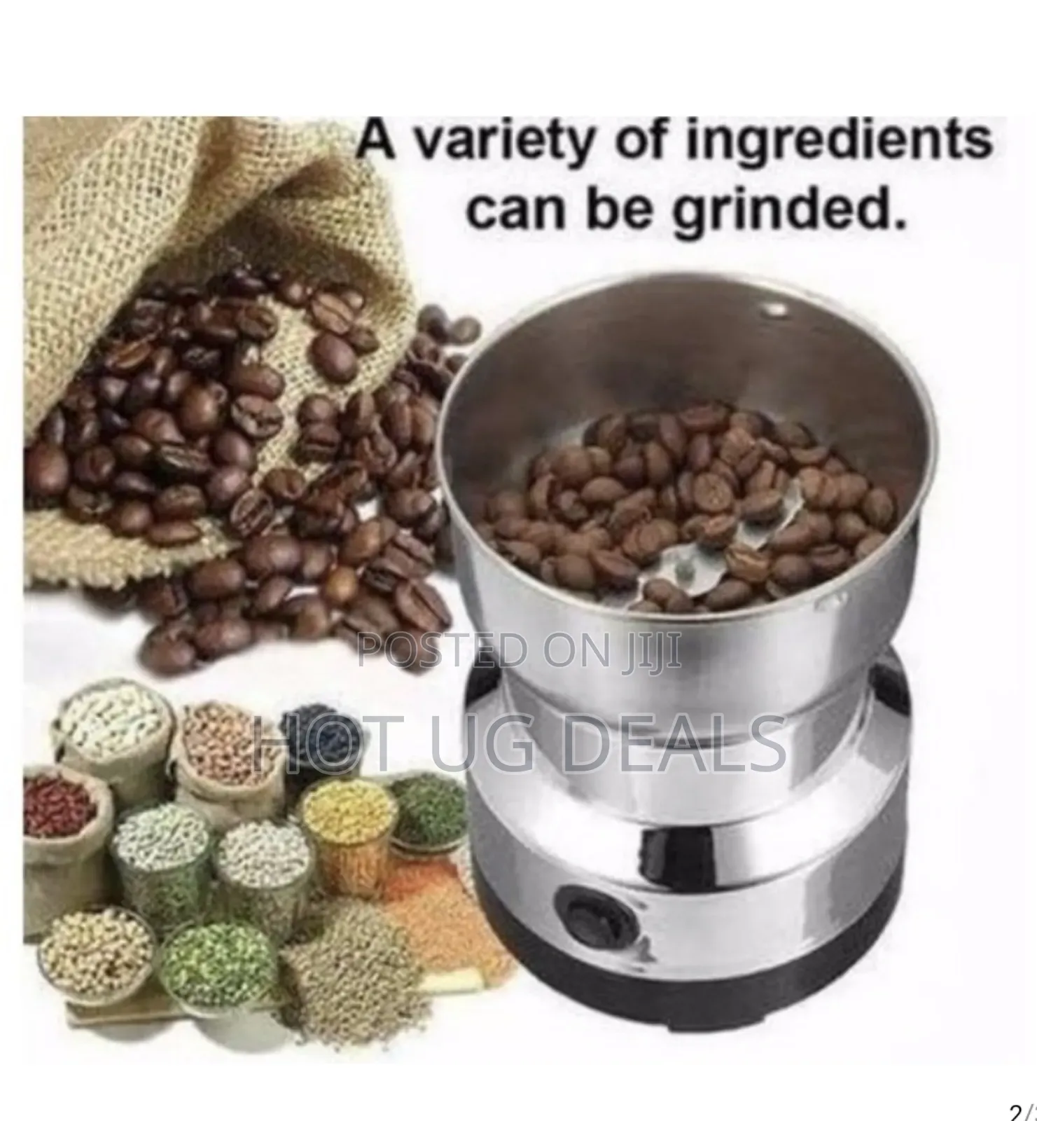 Nima Electric Portable Grinder - Silver