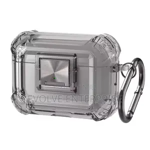 Airpods Pro 2nd Generation Clear Case Cover With Secure Lock