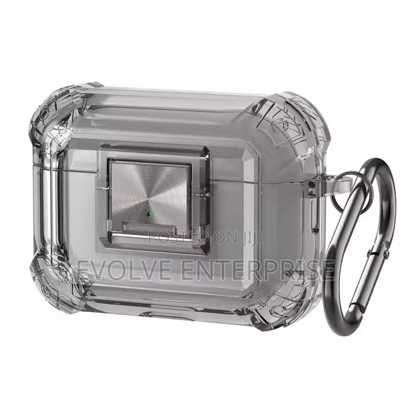 Airpods Pro 2nd Generation Clear Case Cover With Secure Lock