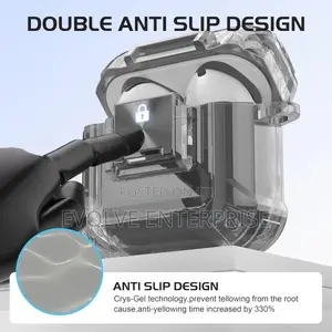 Airpods Pro 2nd Generation Clear Case Cover With Secure Lock